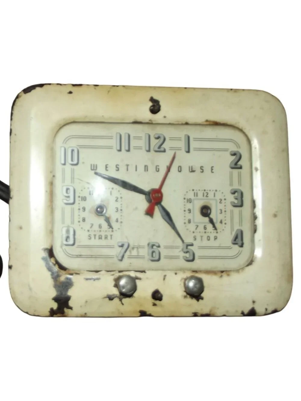 Vintage Westinghouse Clock Catalog No. TC-81 1940s Art Deco Kitchen Timer